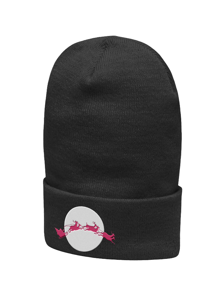 Santa's Ride Embroidered Beanie product image (12)
