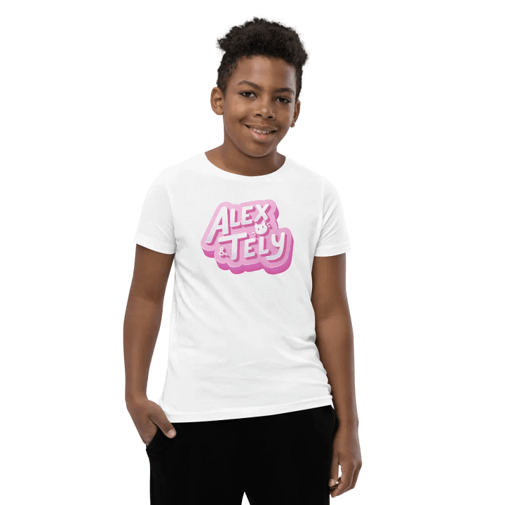 Alex & Tely Pink Youth Logo product image (1)