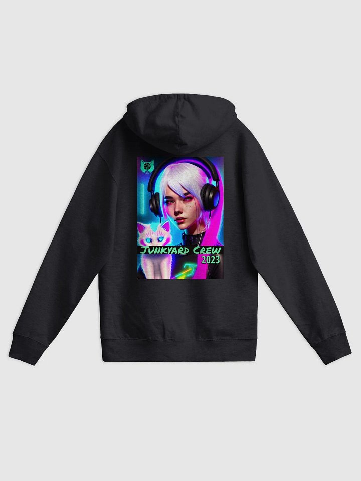 NEON THREE Back Print Zip-Up Hoodie (US SHIPPING) product image (1)