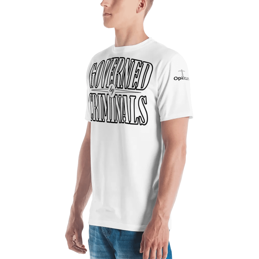 Governed By Criminals - USA - White - Crew Neck T-Shirt product image (4)