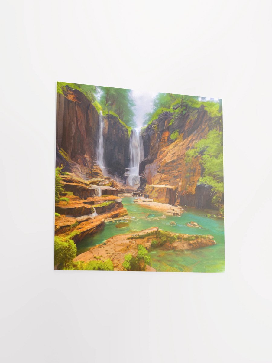 Tranquil Cascades Matte Poster product image (11)