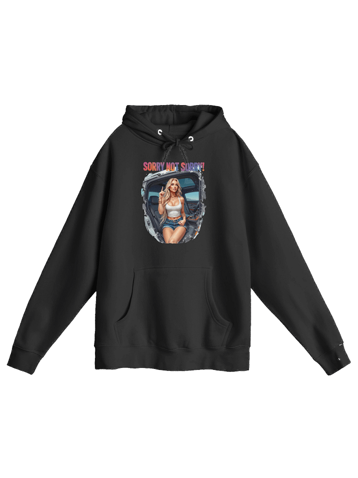 Sorry Not Sorry Illustrated Hoodie product image (2)