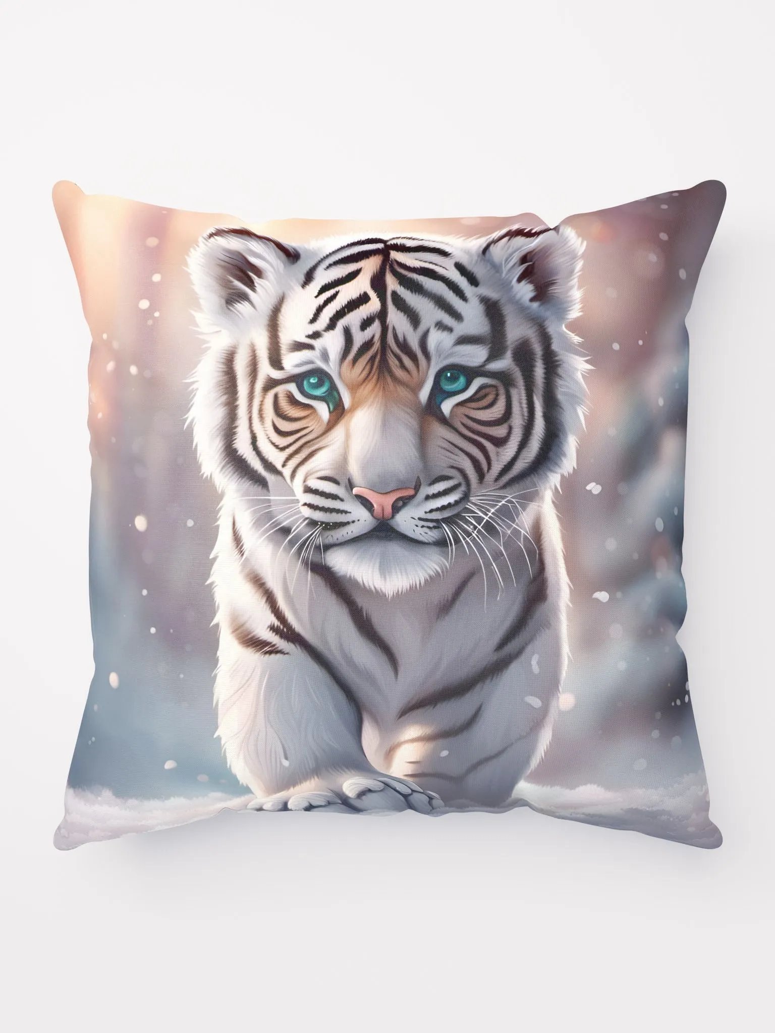 White Tiger Pillow product image (5)