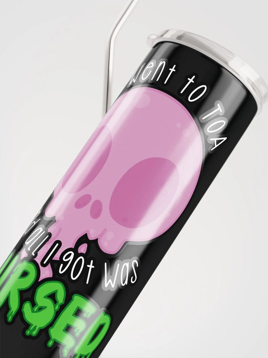 All I Got Was Cursed - Paladin - Tumbler w/Straw product image (5)