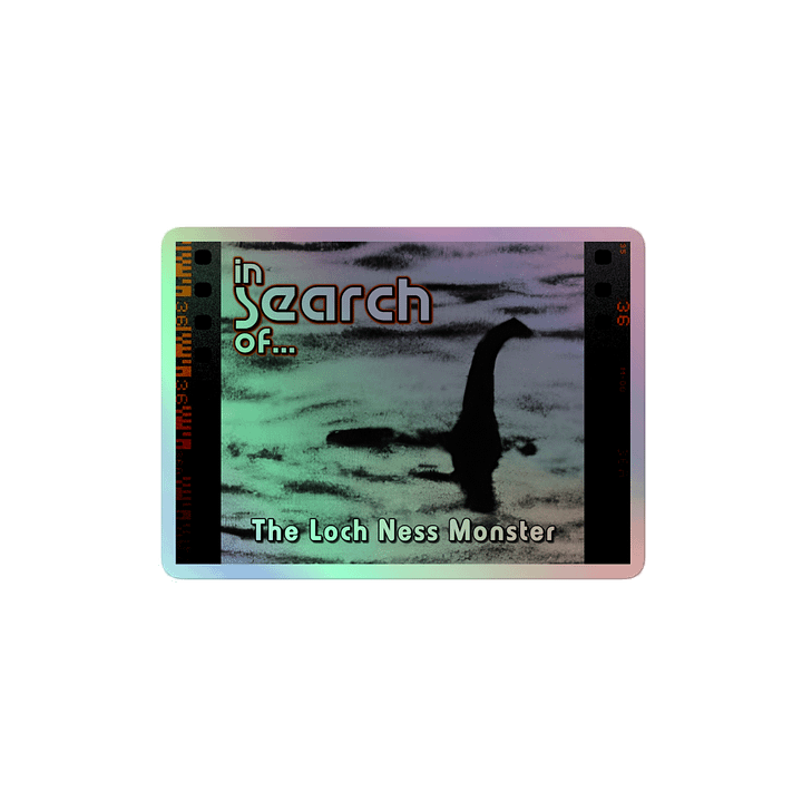 In Search Of...The Loch Ness Monster Holographic Sticker product image (2)