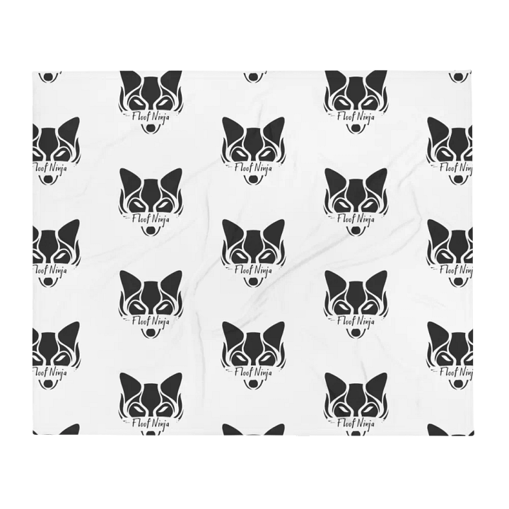 Floof Ninja Throw Blanket - 50″ × 60″ (127 × 153 cm) product image (1)