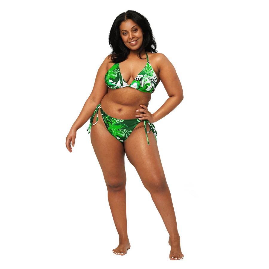 Marbled Green Allure Bikini Set product image (14)
