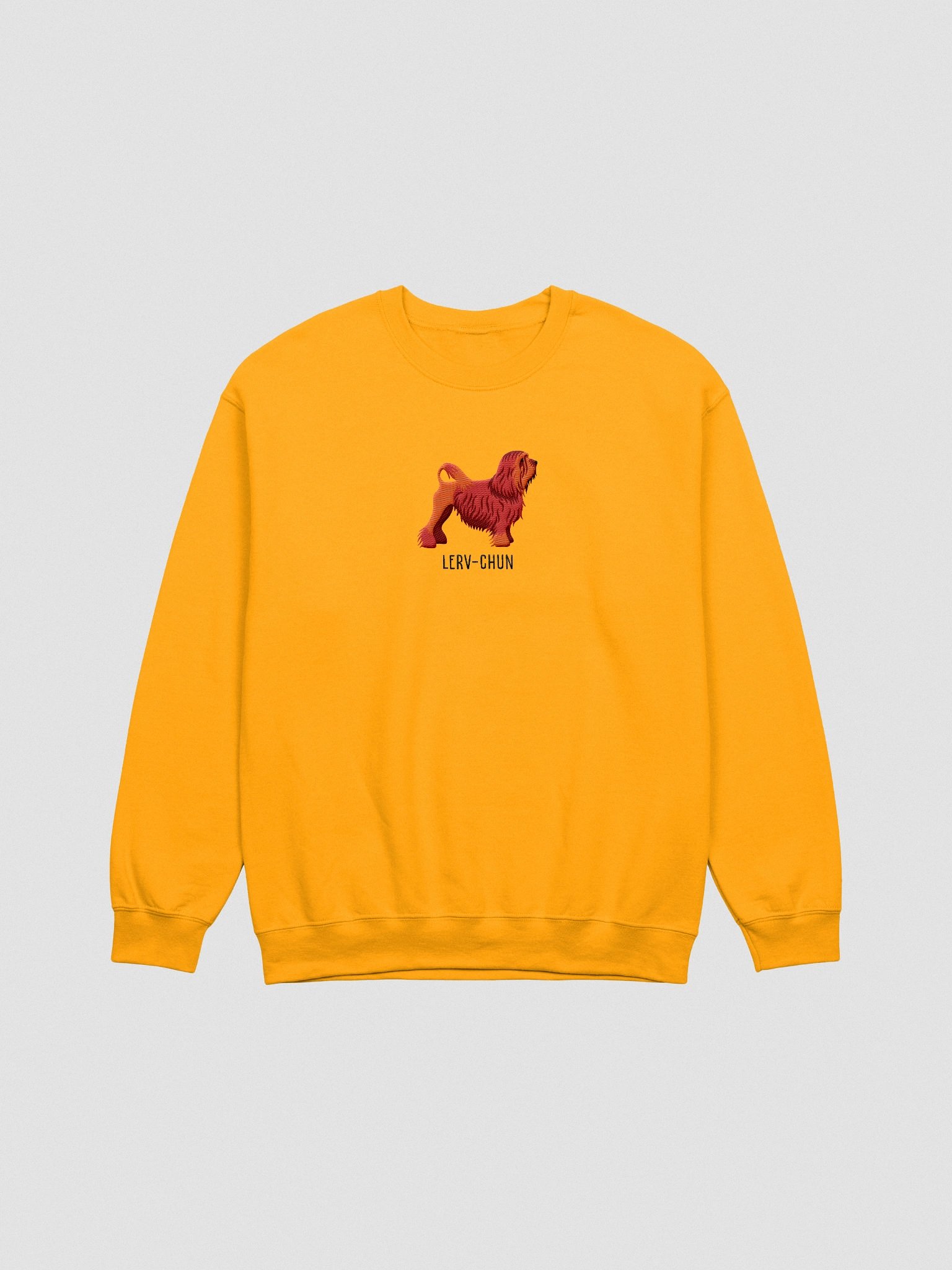 Lerv-Chun Sweatshirt (Embroidered) of a Löwchen(Red) product image (4)