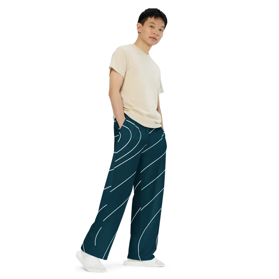 Elevate Unisex Wide-Leg Pants product image (7)