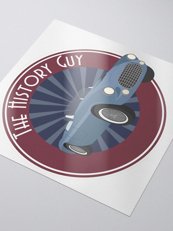 History Car Sticker product image (1)