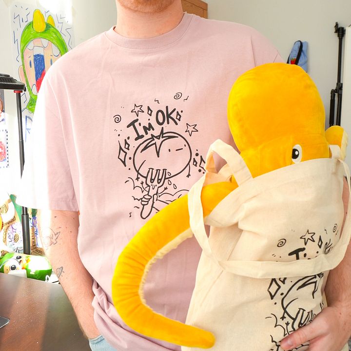 I'M OK T-Shirt Pink product image (2)