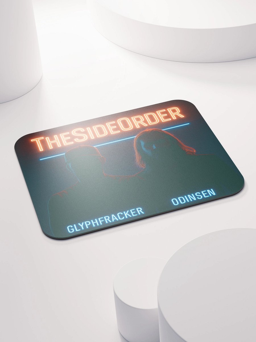 Neon Silhouette Mouse Pad - TheSideOrder x GlyphFracker x Odinsen product image (4)