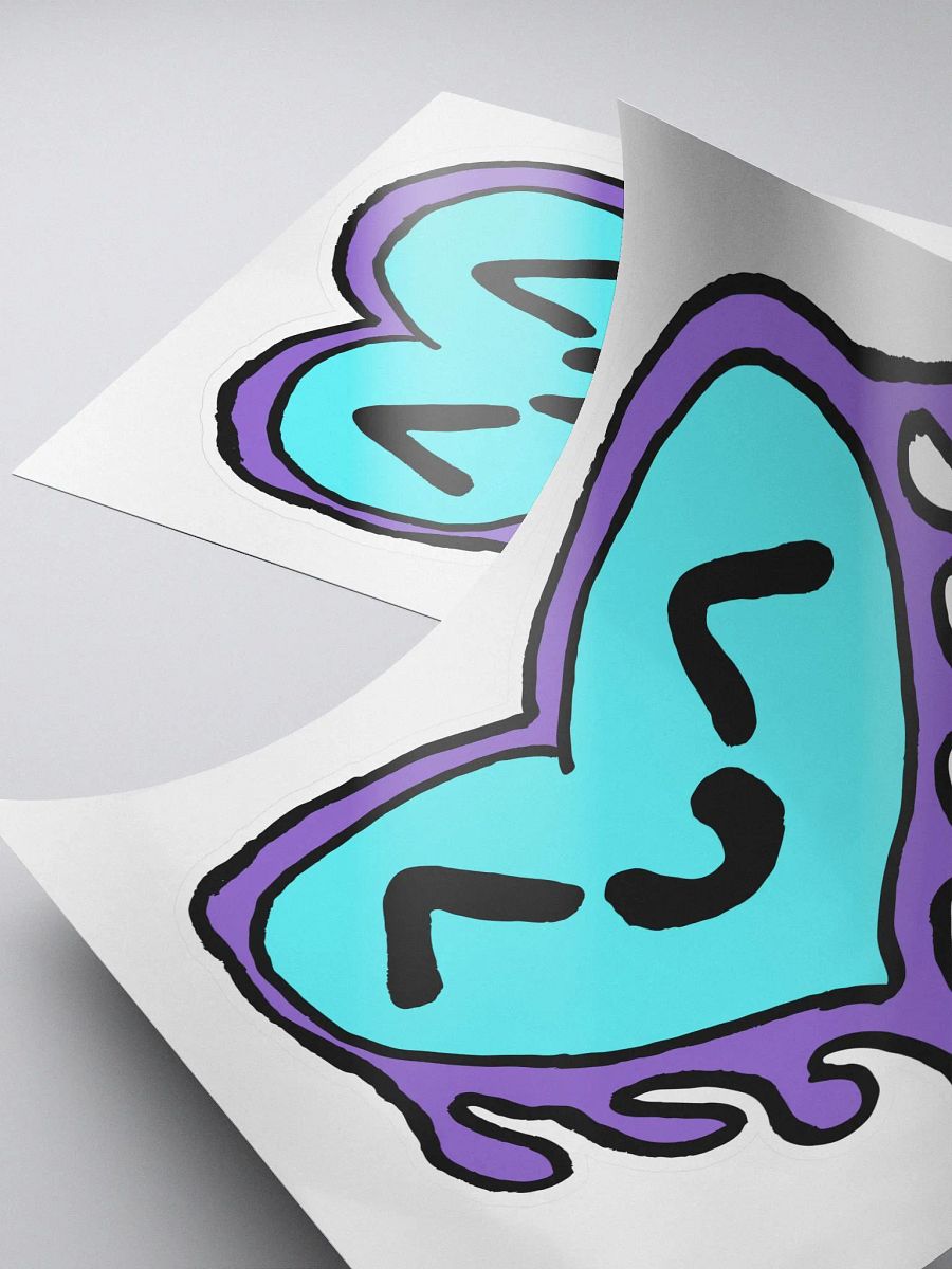 melting heart sticker product image (4)
