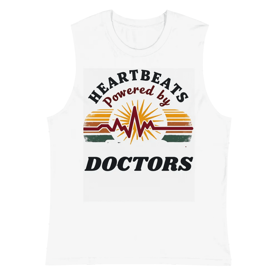 Doctor-Powered Heartbeat Muscle Tank product image (2)