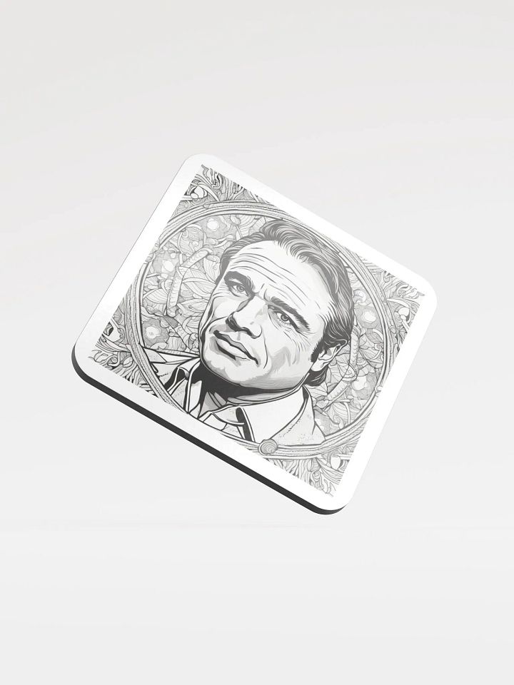 Intricate Portrait Glossed Coaster product image (1)