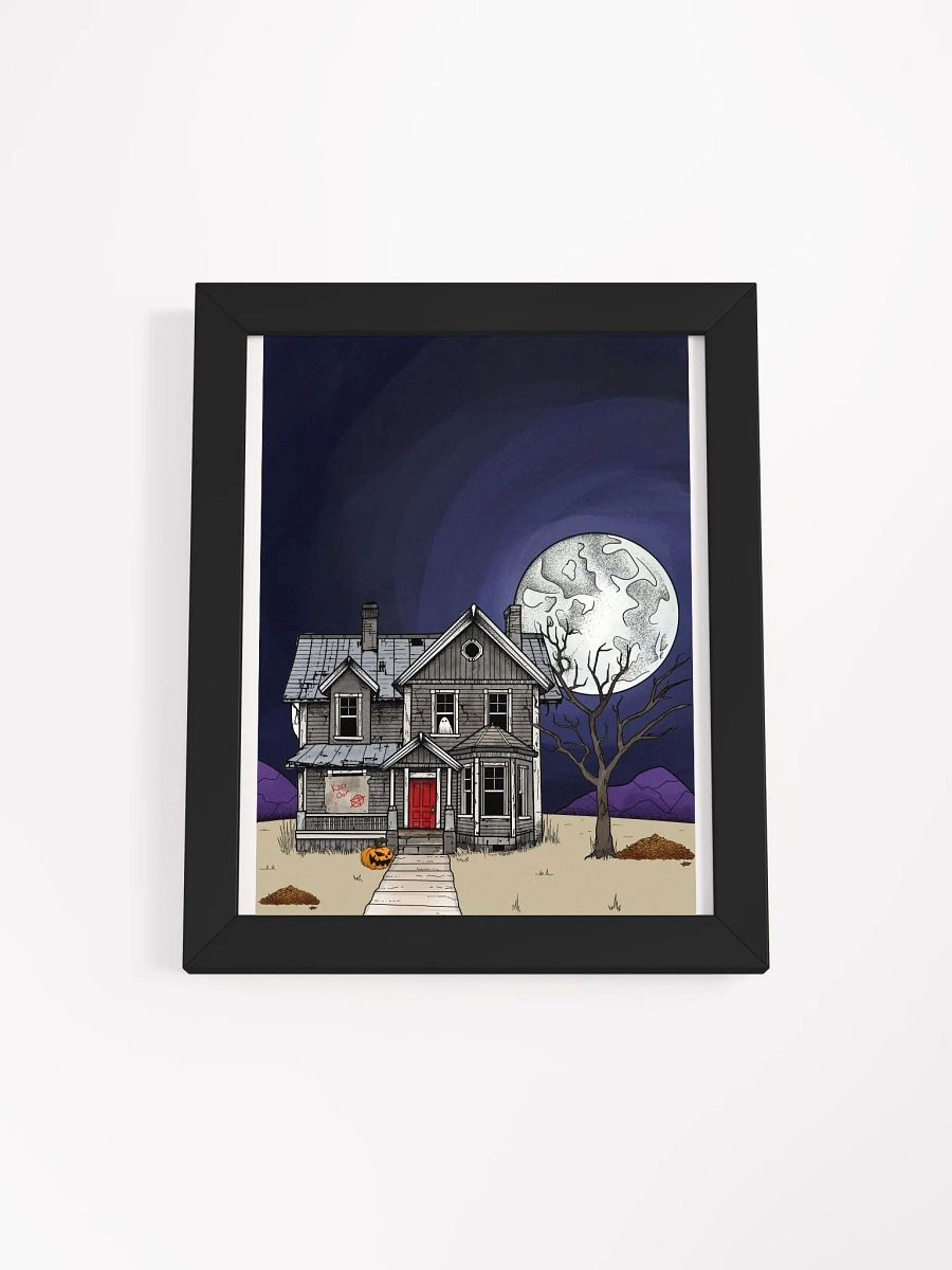 Haunted by the moon Framed product image (1)