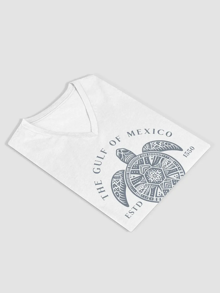 The Gulf Of Mexico Estd 1550 V-Neck TShirt product image (4)