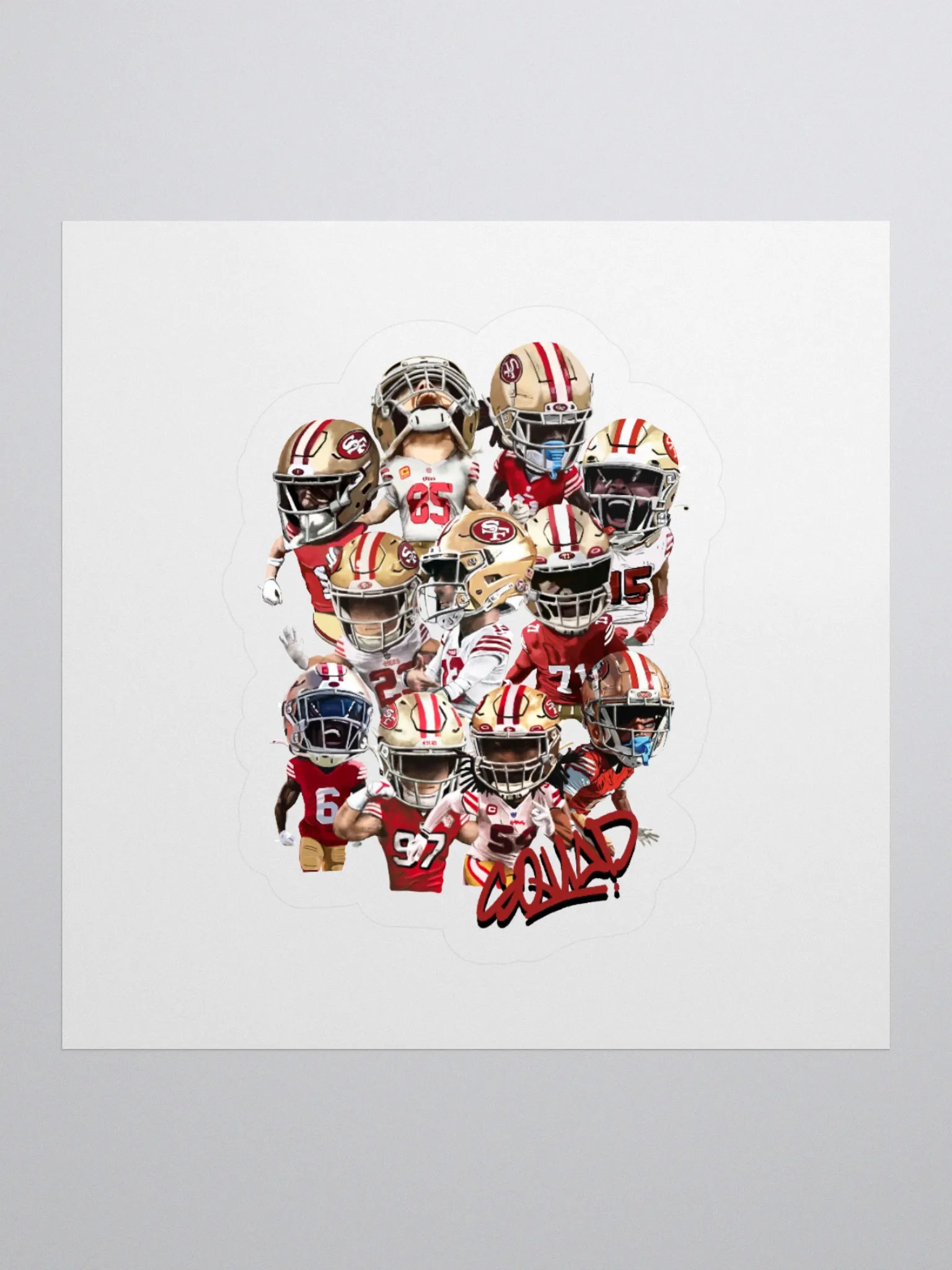 Niners Squad Sticker product image (1)