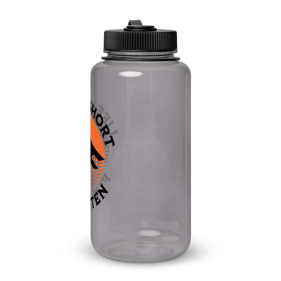 Life is Short - Fly Often - Wide Mouth Plastic Water Bottle product image (3)