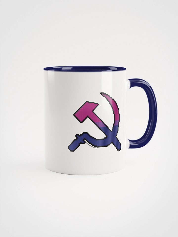 Bi Pride Hammer & Sickle Ceramic Mug product image (1)