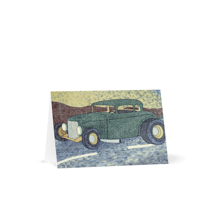 Green Hotrod (2002) Greeting Card product image (2)
