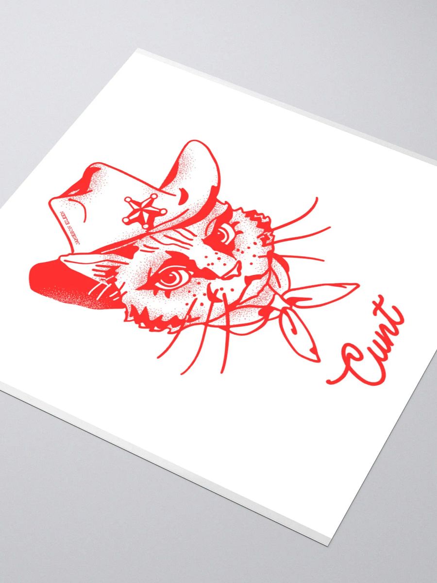 kitty cunt sticker product image (3)
