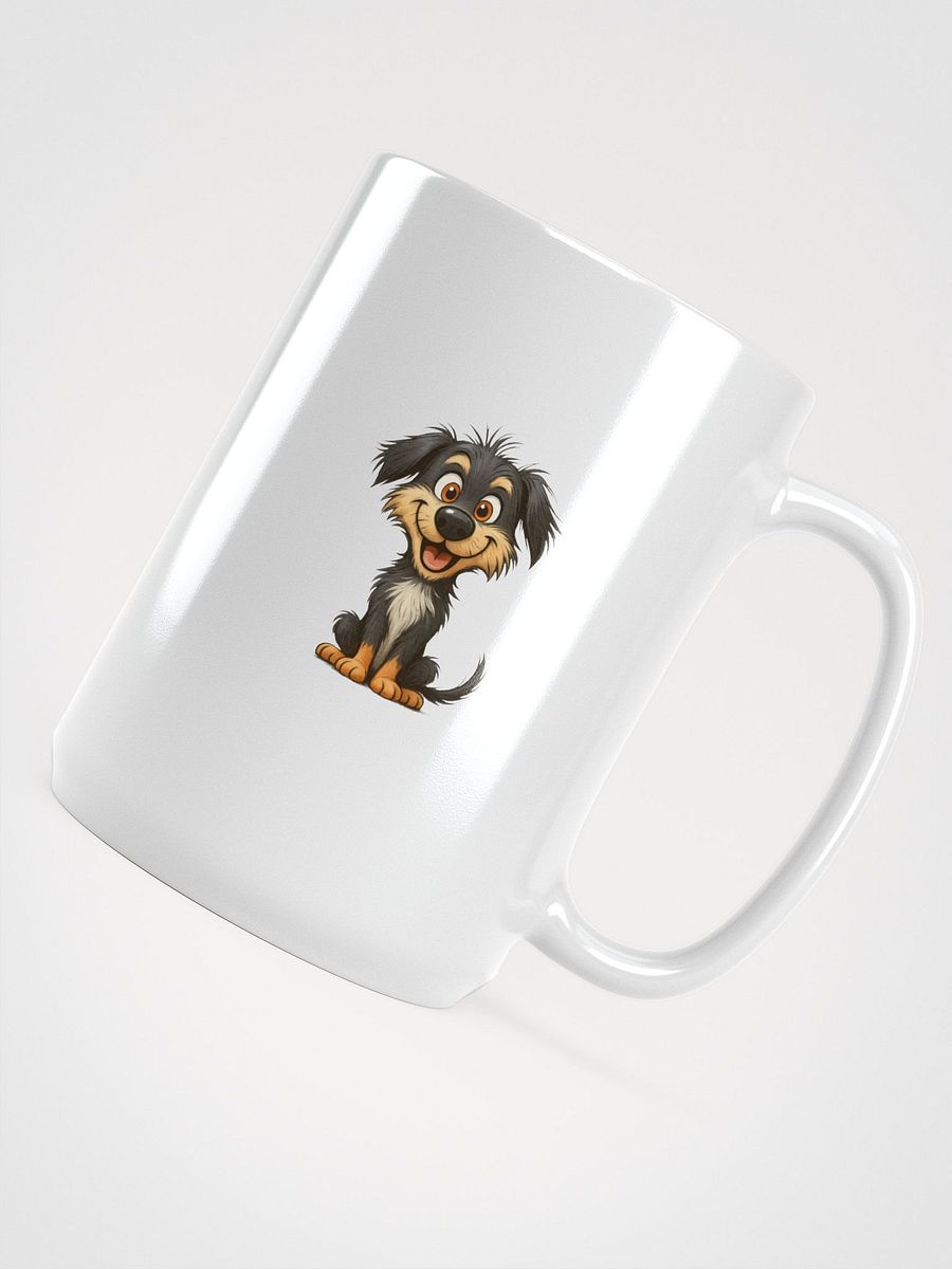Happy Pup White Glossy Mug product image (4)