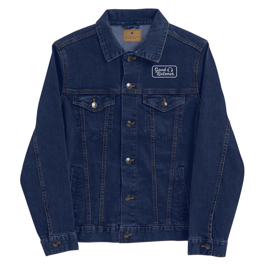 Good Listener Embroidered Jean Jacket product image (5)