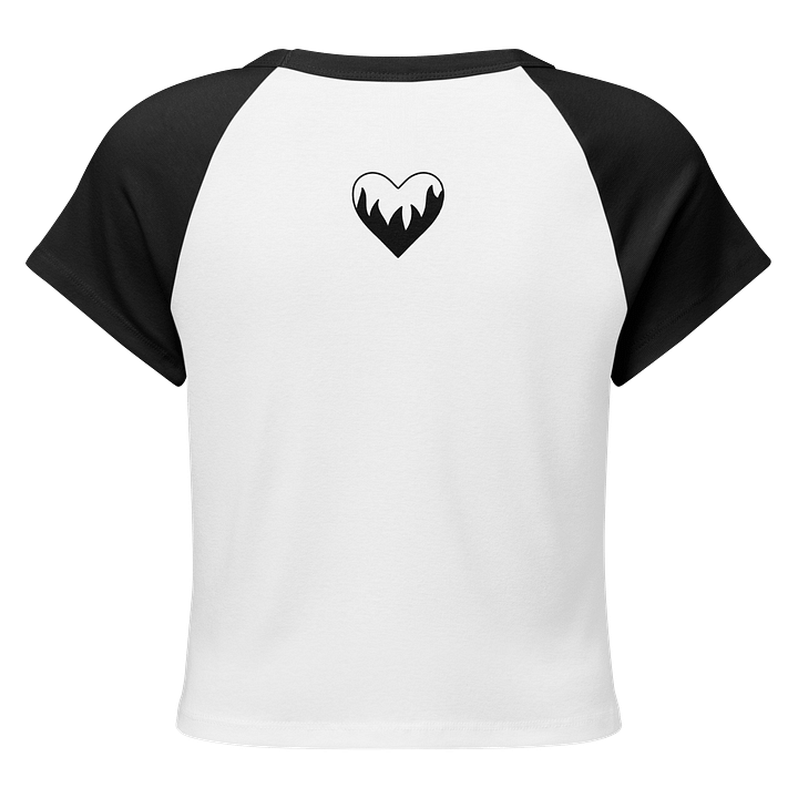 Hot Moms Club Bold Raglan Tee – Black & White Edition product image (2)