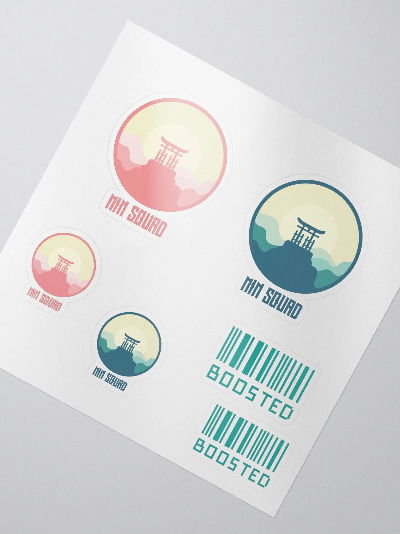 Min Squad and Boosted stickers product image (4)