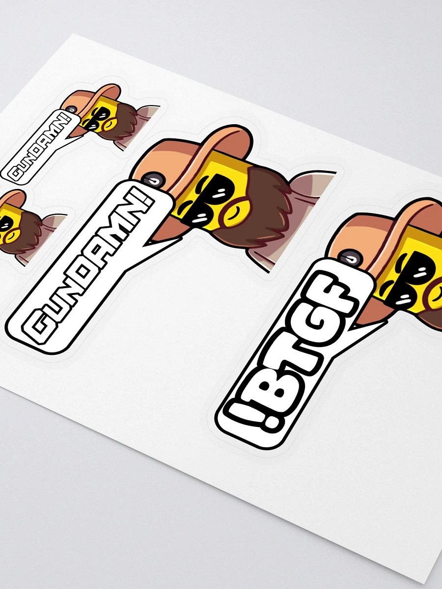 gunDAMN! / !BTGF Sticker Sheet product image (2)