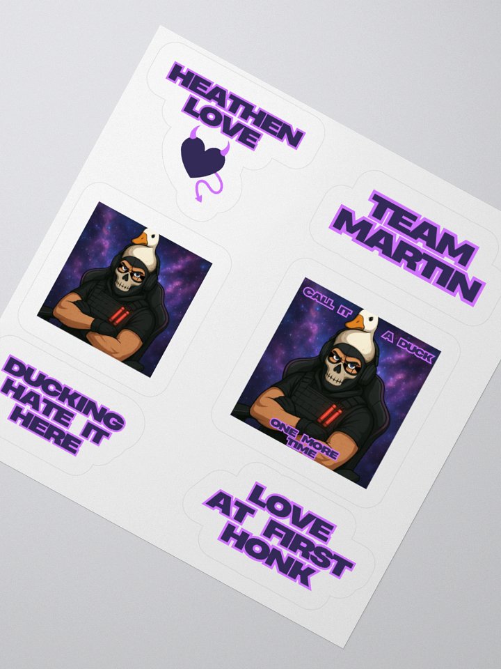 Martin Sticker Sheet product image (4)