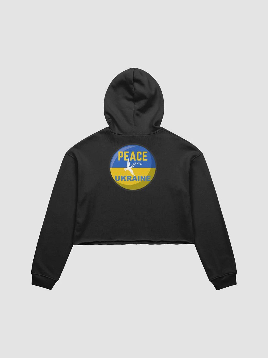 Peace in Ukraine Crop Hoodie product image (2)