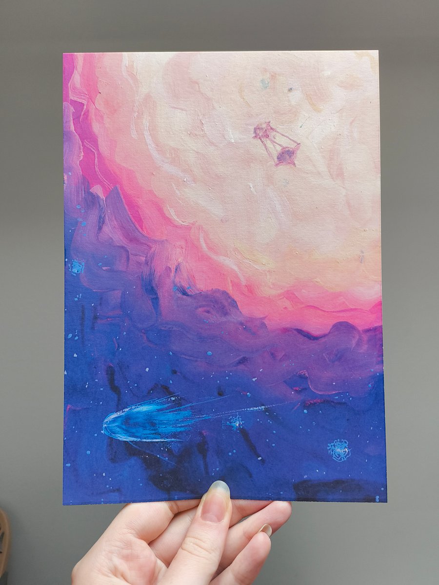 Art print “Sun station and the interloper” product image (1)