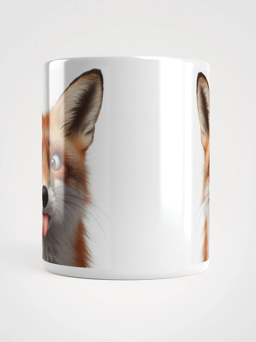 Rude Fox #Humorous Glossy Mug - White product image (5)