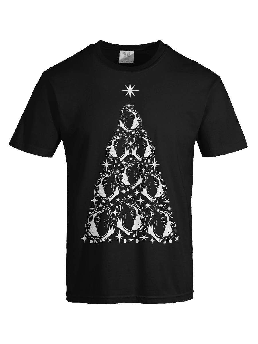 American Staffordshire Terrier Christmas Tree T-Shirt product image (37)
