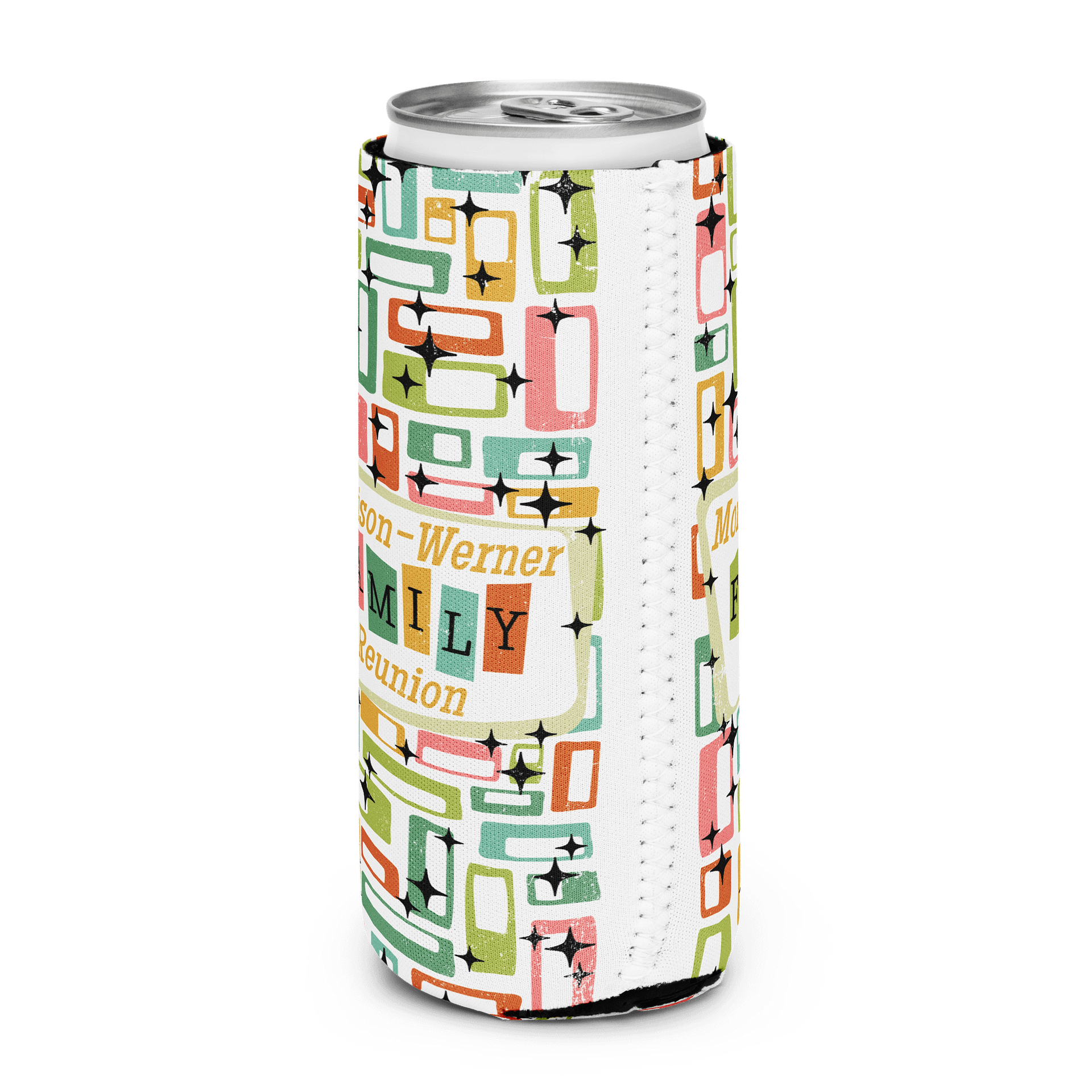 "Atomic Age" 12 oz. Slim-Can Coozie product image (2)
