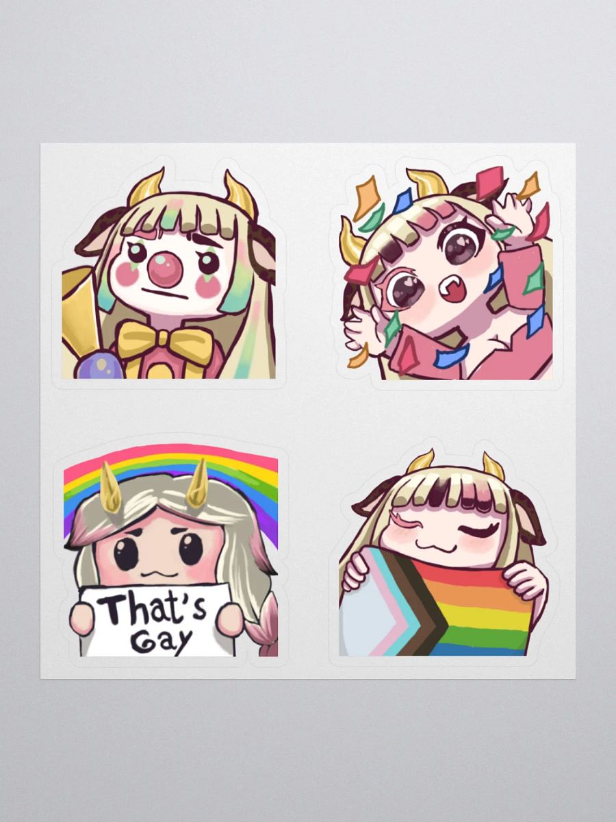 BB Rainbow Sticker Pack product image (1)