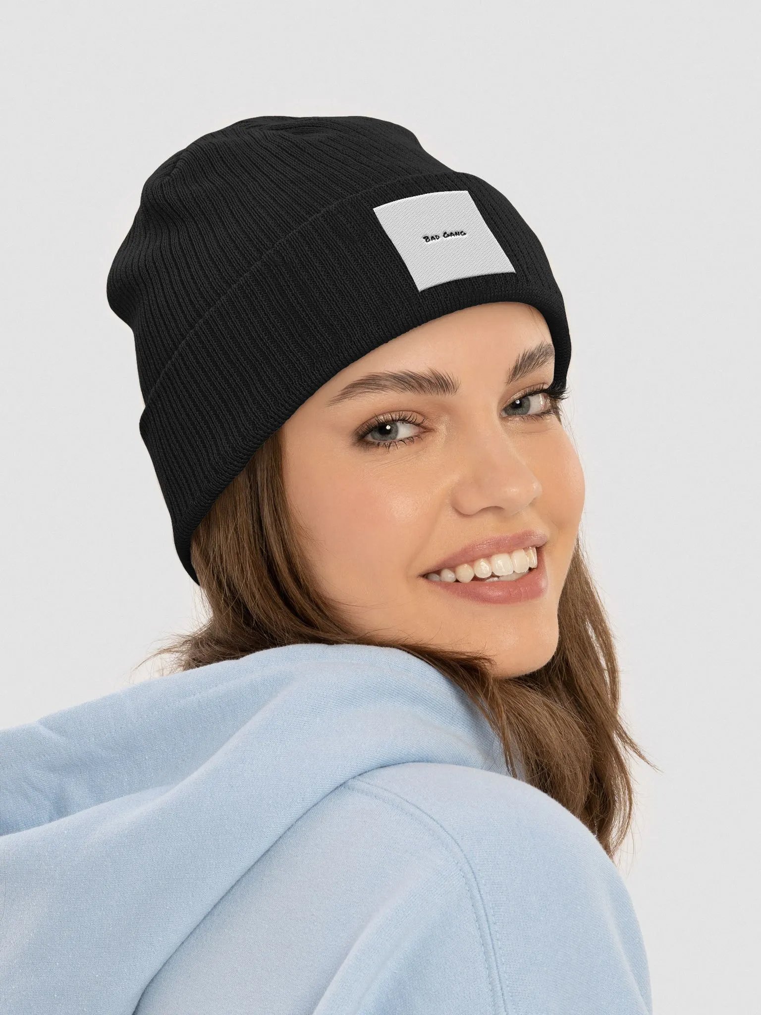 BAD GANG BEANIE BLACK product image (7)