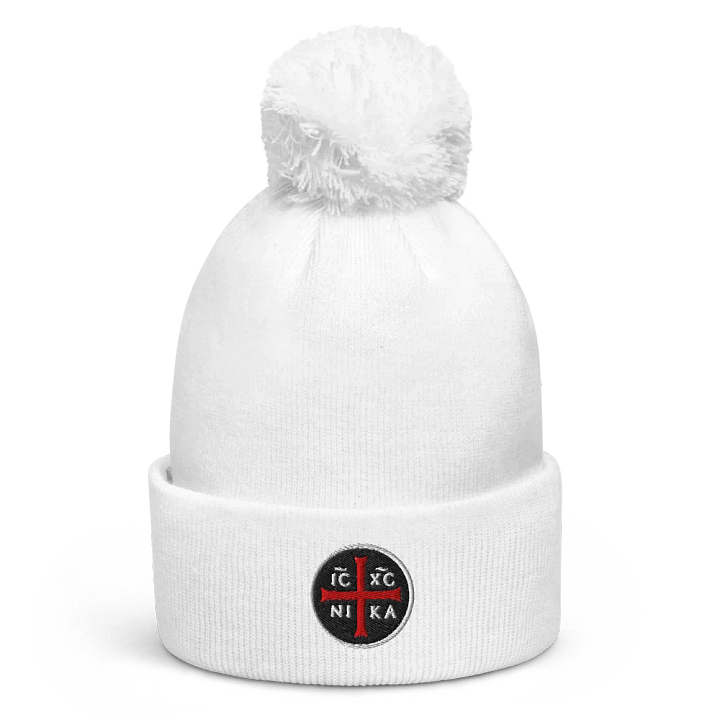 IC XC NI KA - Pom Pom Beanie (White - Second Edition) product image (1)