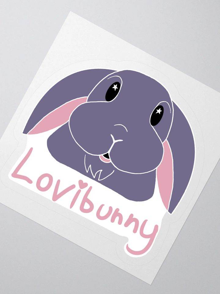 Lovibunny Logo Sticker product image (2)
