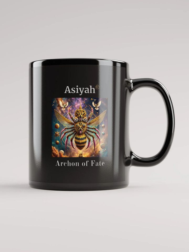 Supernal Asiyah | Black Glossy Mug product image (1)