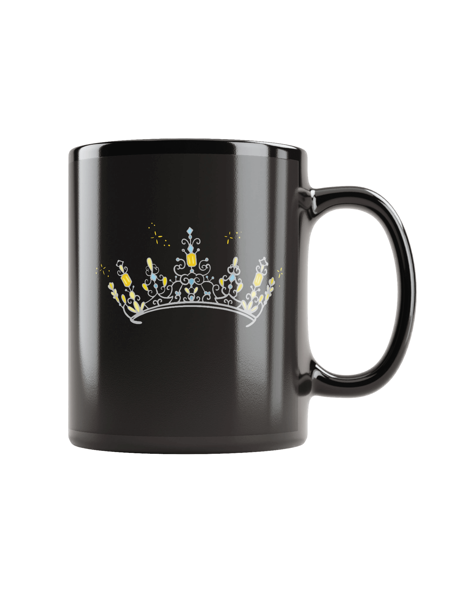 Crown Black Mug product image (1)