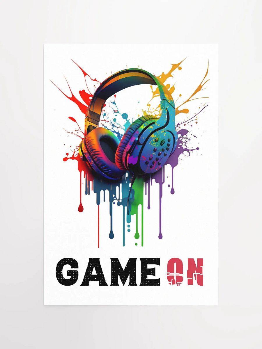 Game On: Gamers Headphone – Splattered Paint Edition product image (10)