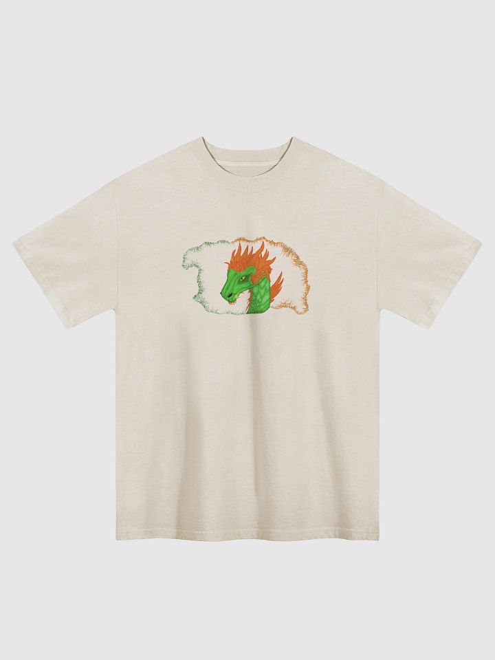 Dragonfire Oversized Faded T-Shirt product image (1)
