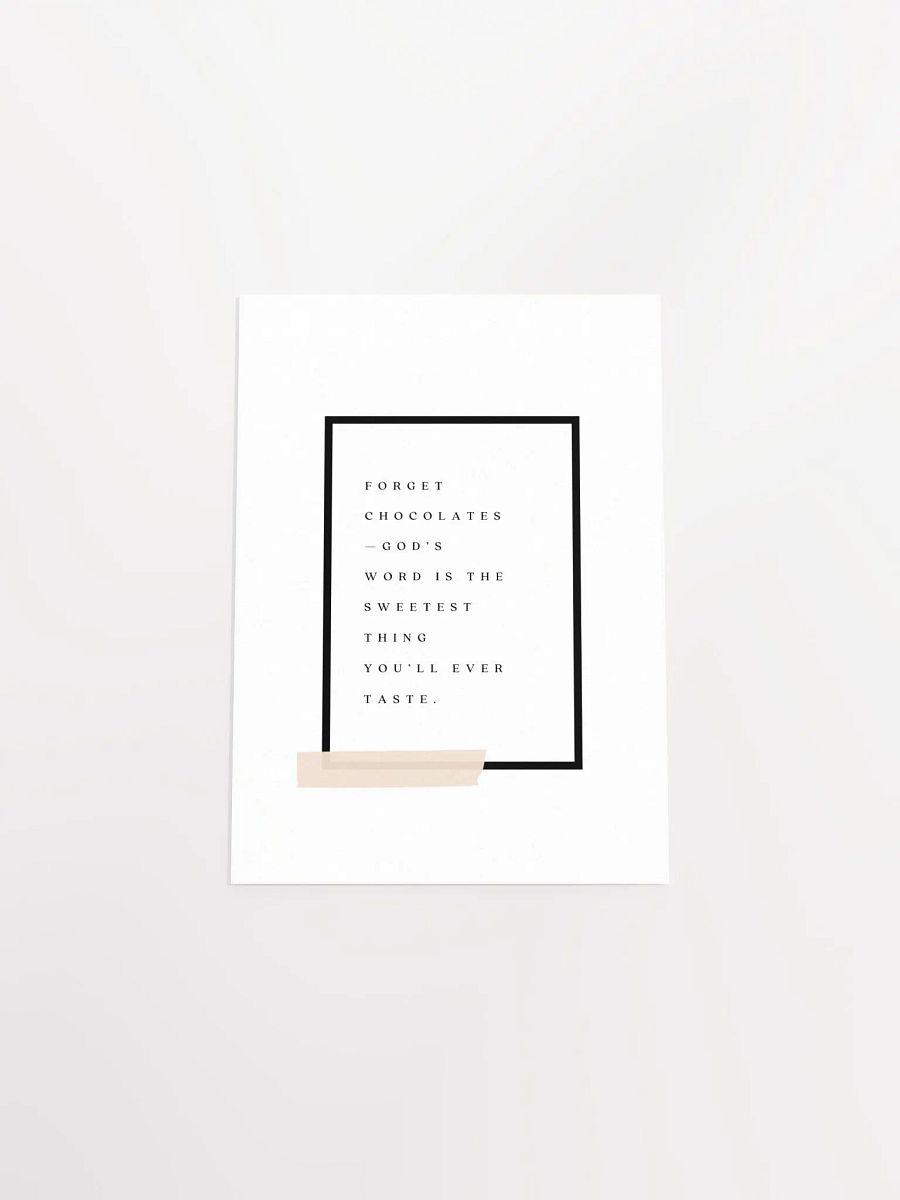 Forget chocolates—Paper Poster product image (4)
