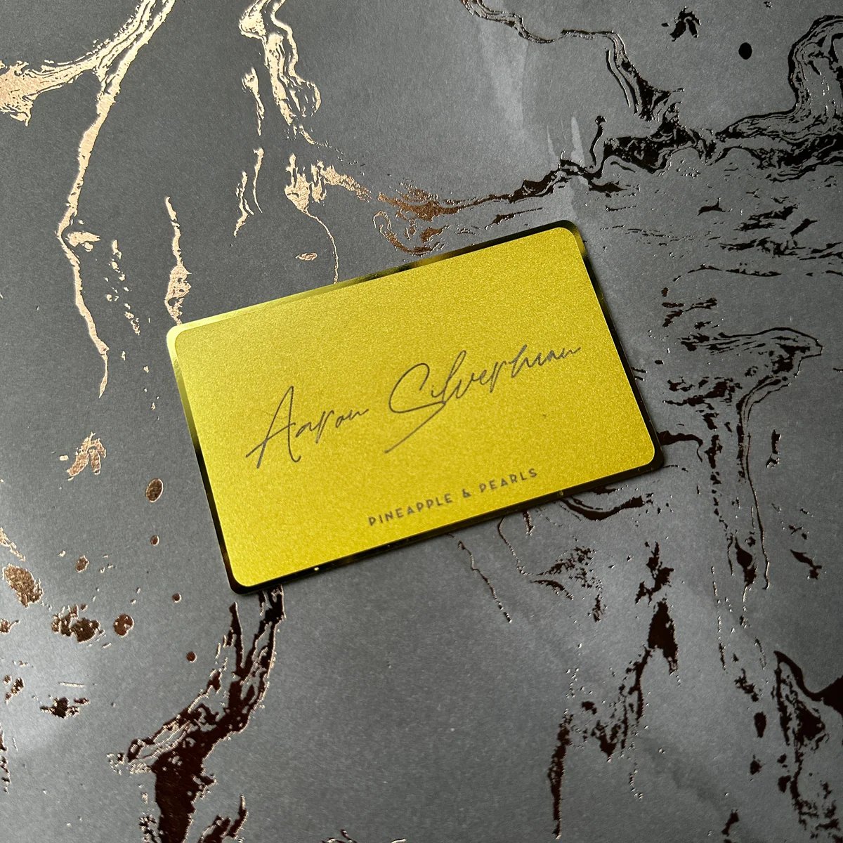 Prime NFC Gold Plated Stainless Steel - Tap Business Card product image (1)