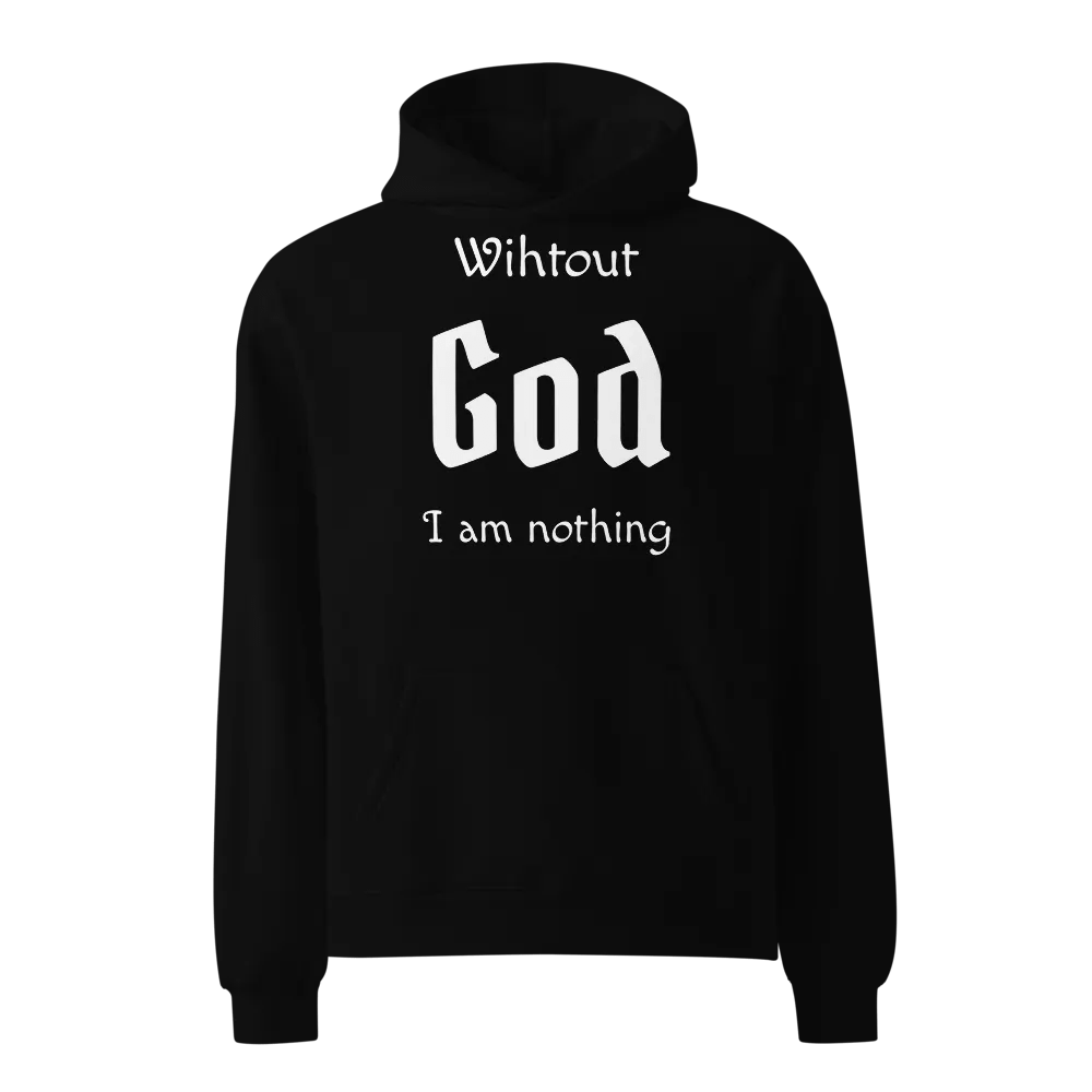 Without God Oversized Hoodie product image (1)