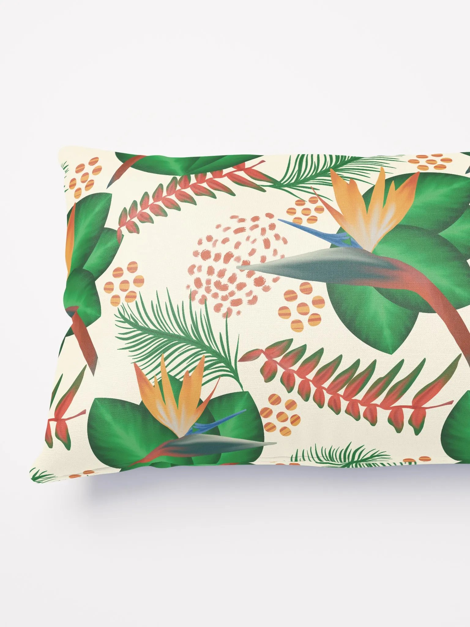 El Yunque Tropical Rainforest Beige Pillow product image (7)