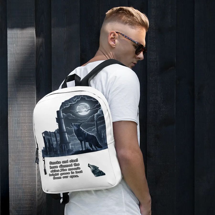 Lunar Lament All-Over Print Backpack product image (3)